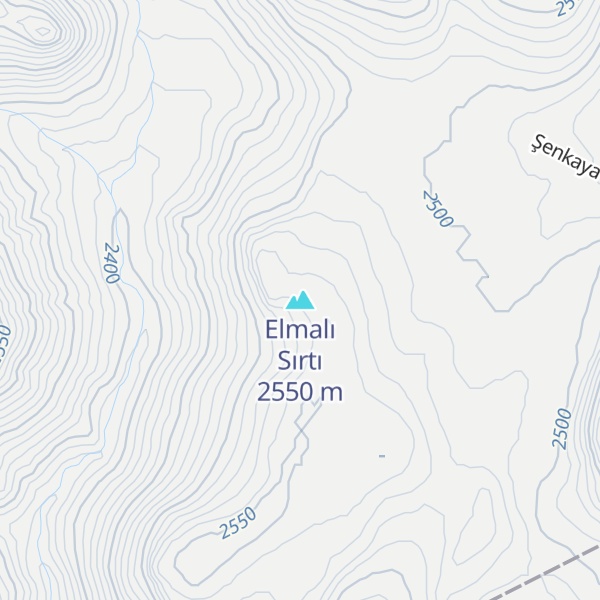 Map of Elmalı Sırtı