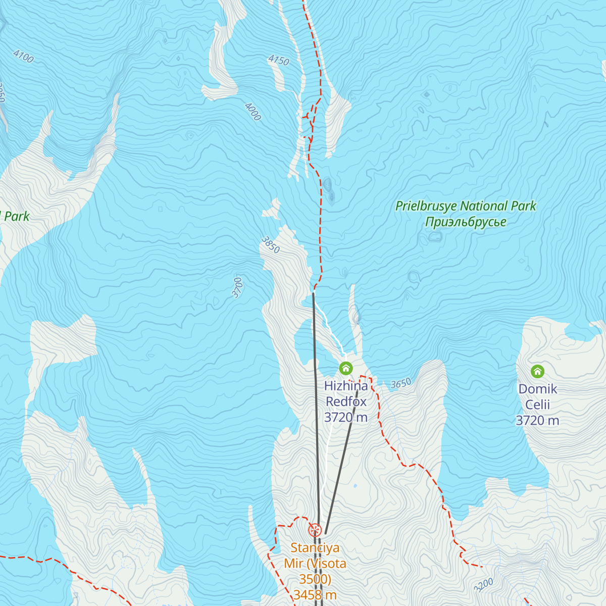 Heart of Elbrus map