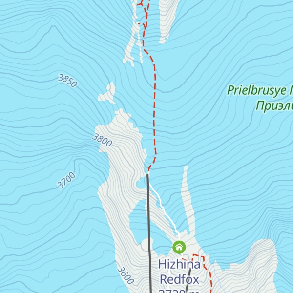 Map of Garabashi hut
