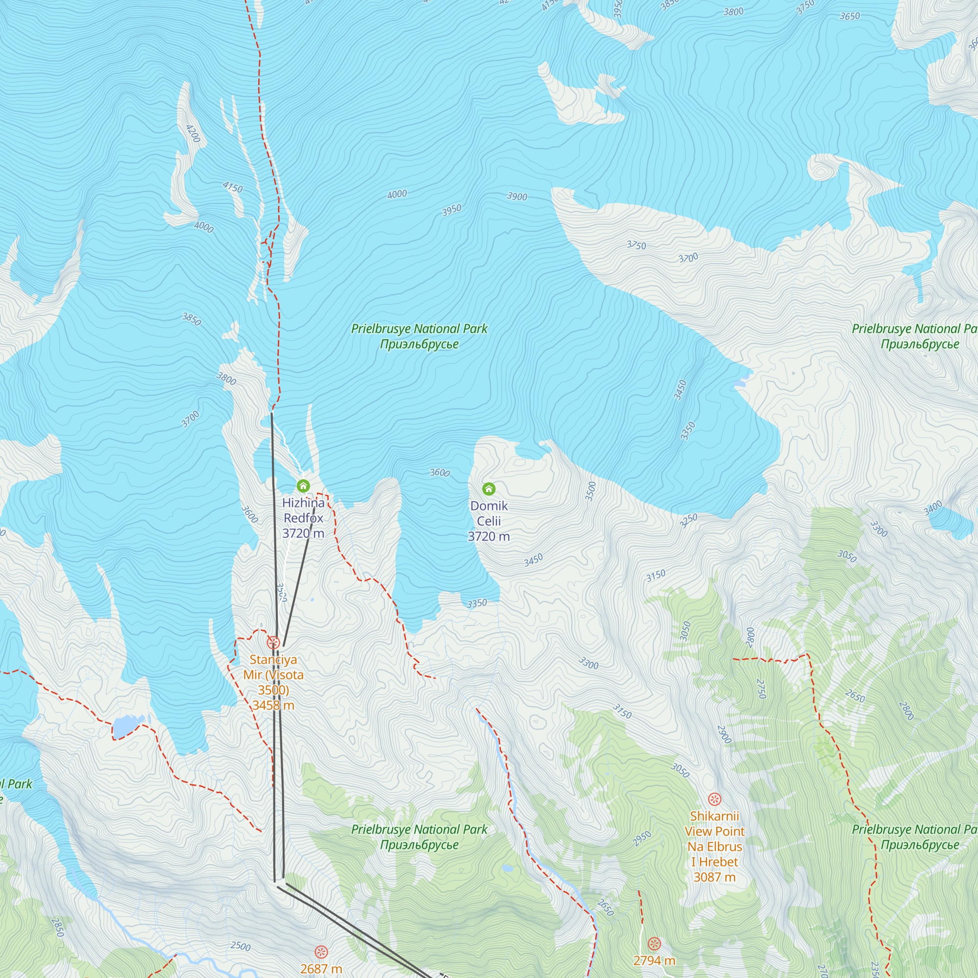 Domik Celii map
