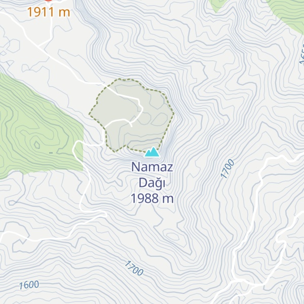 Map of Namaz Dağı