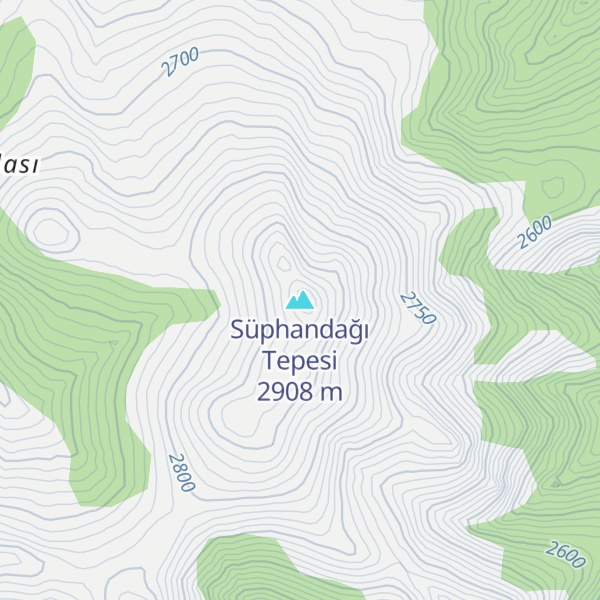 Map of Süphandağı Tepesi