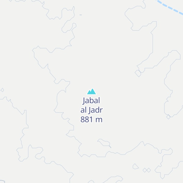 Map of Jabal al Jadr