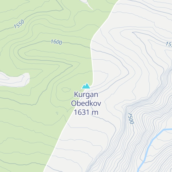 Map of Kurgan Obedkov