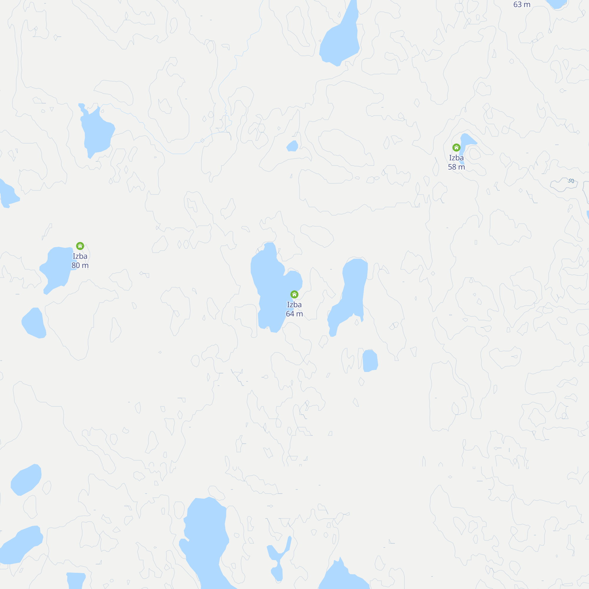 Izba map
