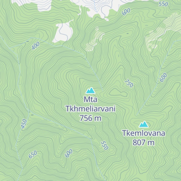 Map of Mta Tkhmeliarvani
