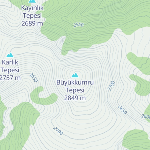 Map of Büyükkumru Tepesi