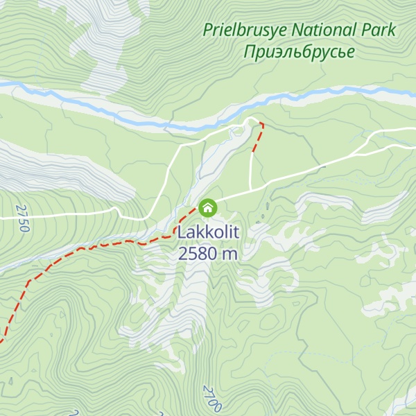 Map of Lakkolit