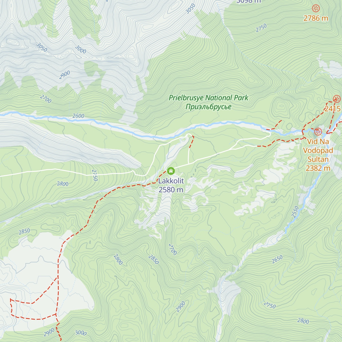 Lakkolit map