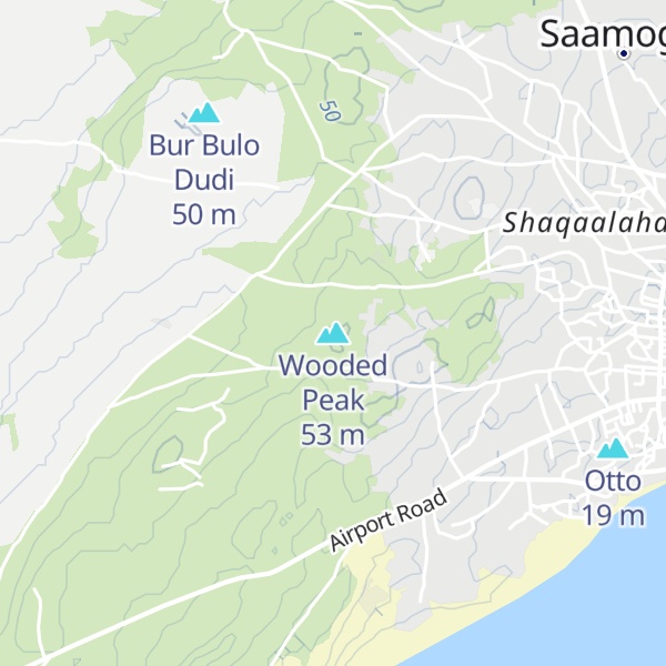 Map of Wooded Peak