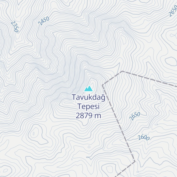 Map of Tavukdağ Tepesi