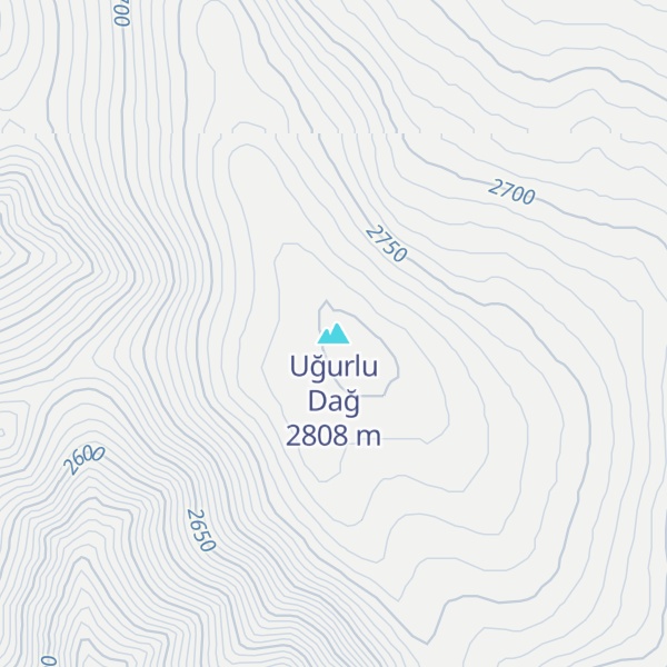 Map of Uğurlu Dağ