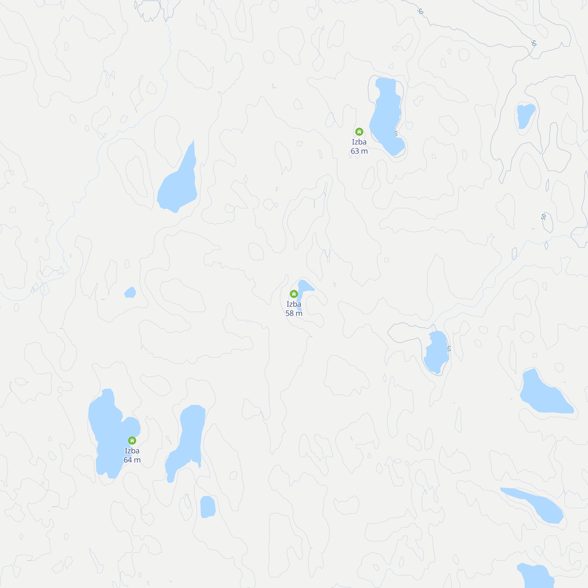 Izba map