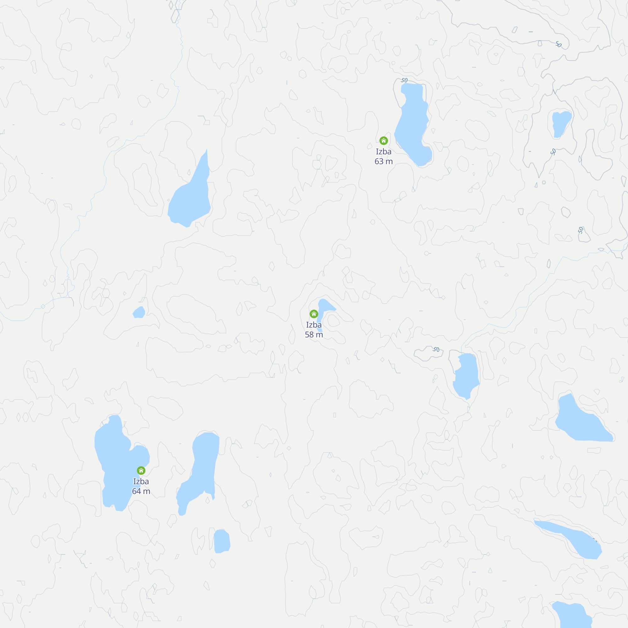 Izba map