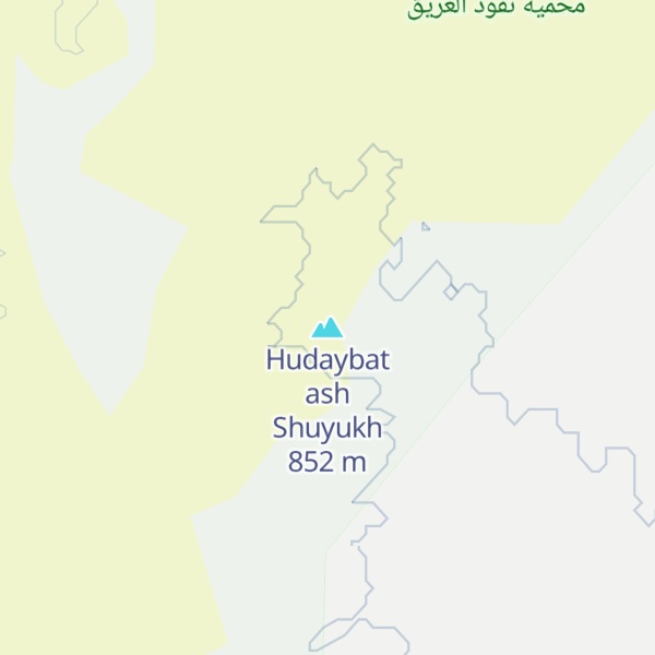 Map of Hudaybat ash Shuyukh