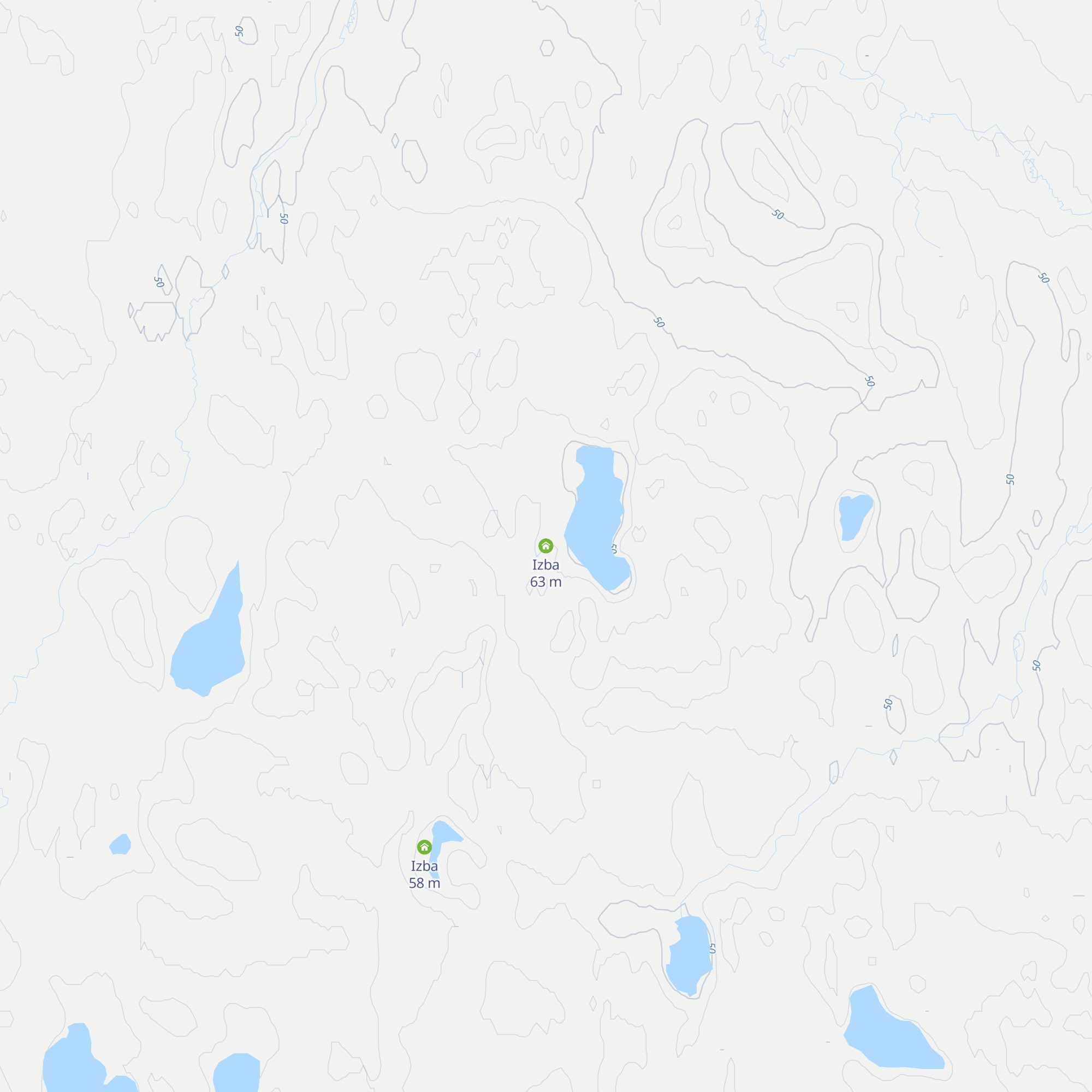 Izba map