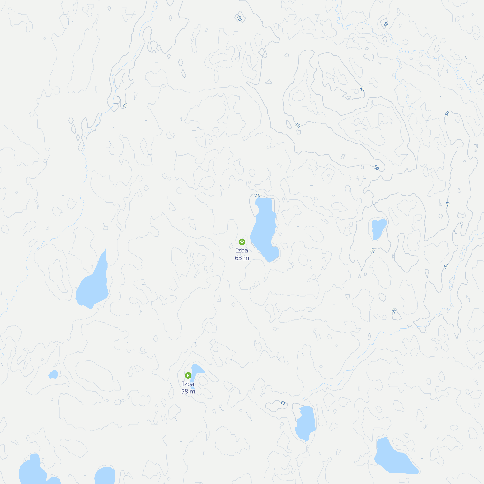 Izba map