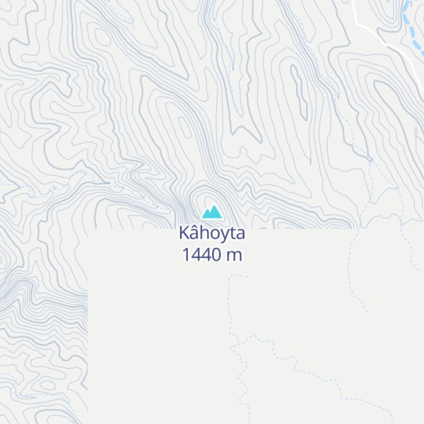 Map of Kâhoyta