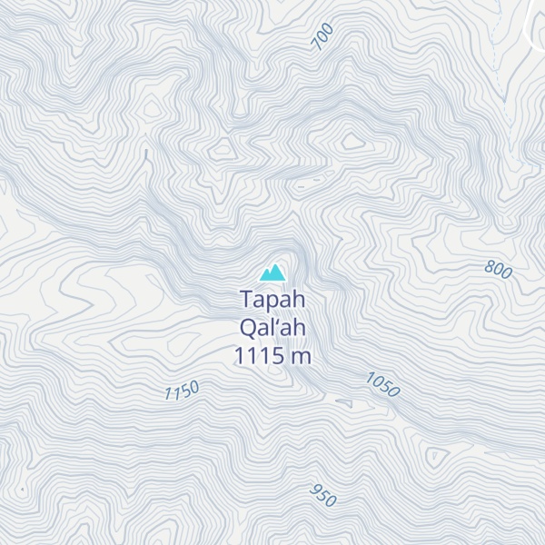 Map of Tapah Qal‘ah