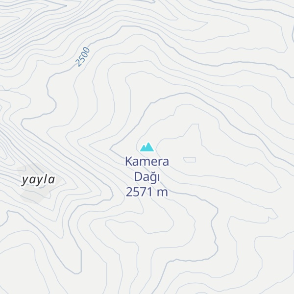Map of Kamera Dağı