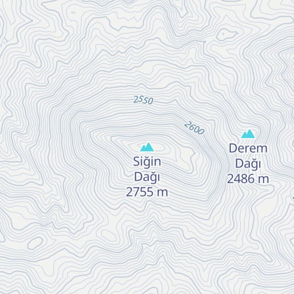 Map of Siğin Dağı