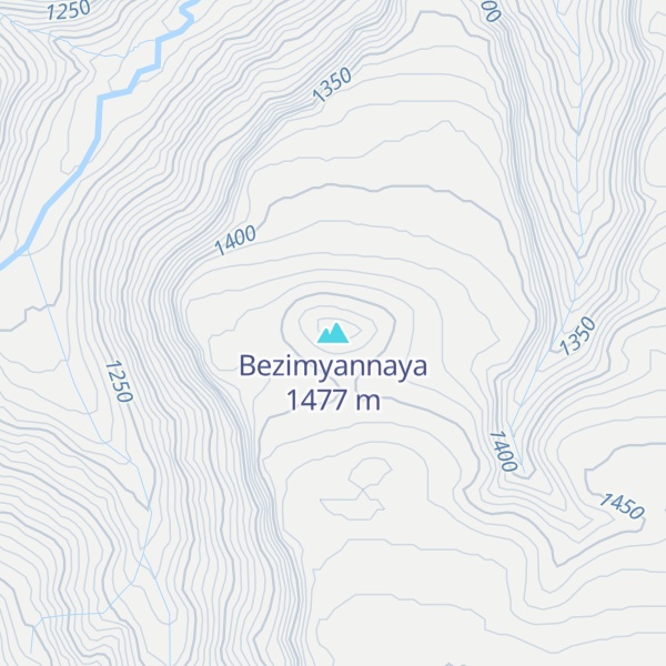 Map of Bezimyannaya