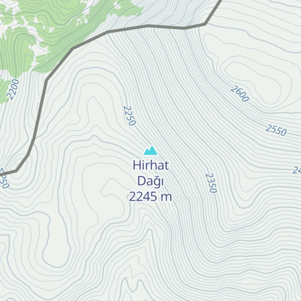 Map of Hirhat Dağı