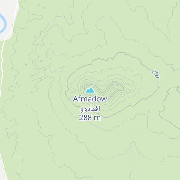 Map of Afmadow افمادوو