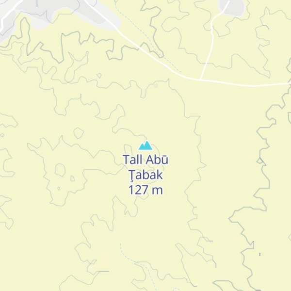 Map of Tall Abū Ţabak