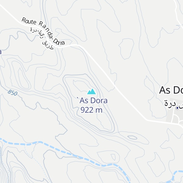 Map of `As Dora