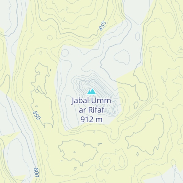 Map of Jabal Umm ar Rifaf