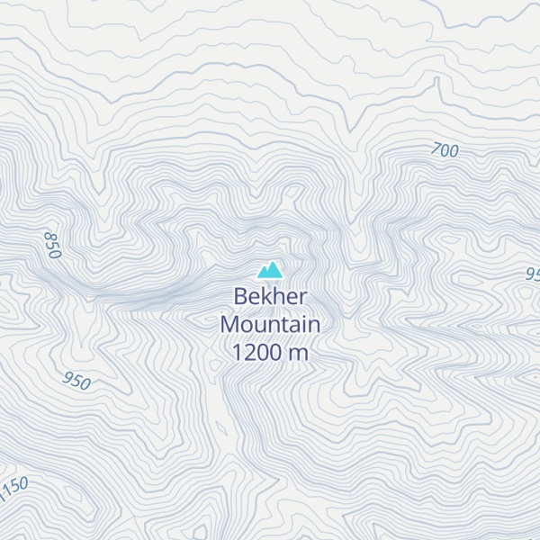 Map of Bekher Mountain