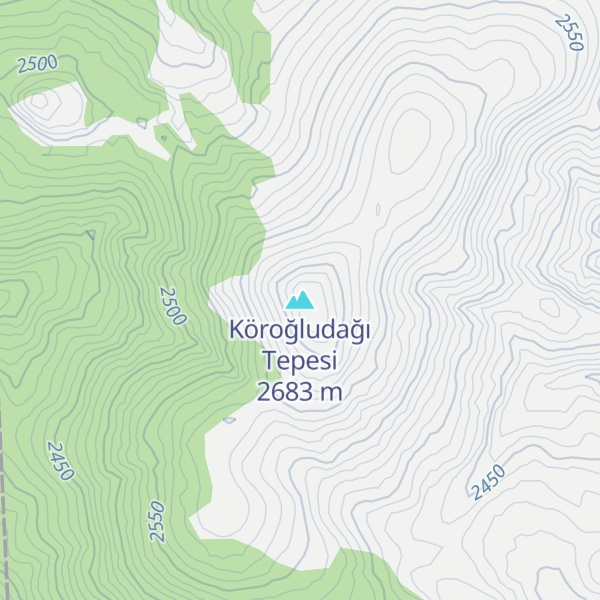 Map of Köroğludağı Tepesi