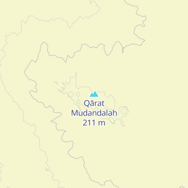 Map of Qārat Mudandalah