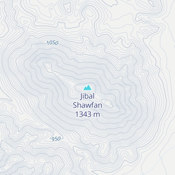 Map of Jibal Shawfan