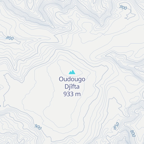 Map of Oudougo Djîfta