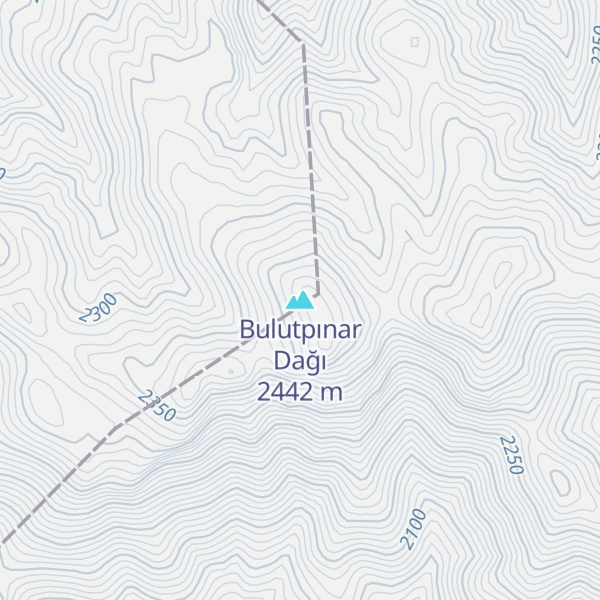 Map of Bulutpınar Dağı