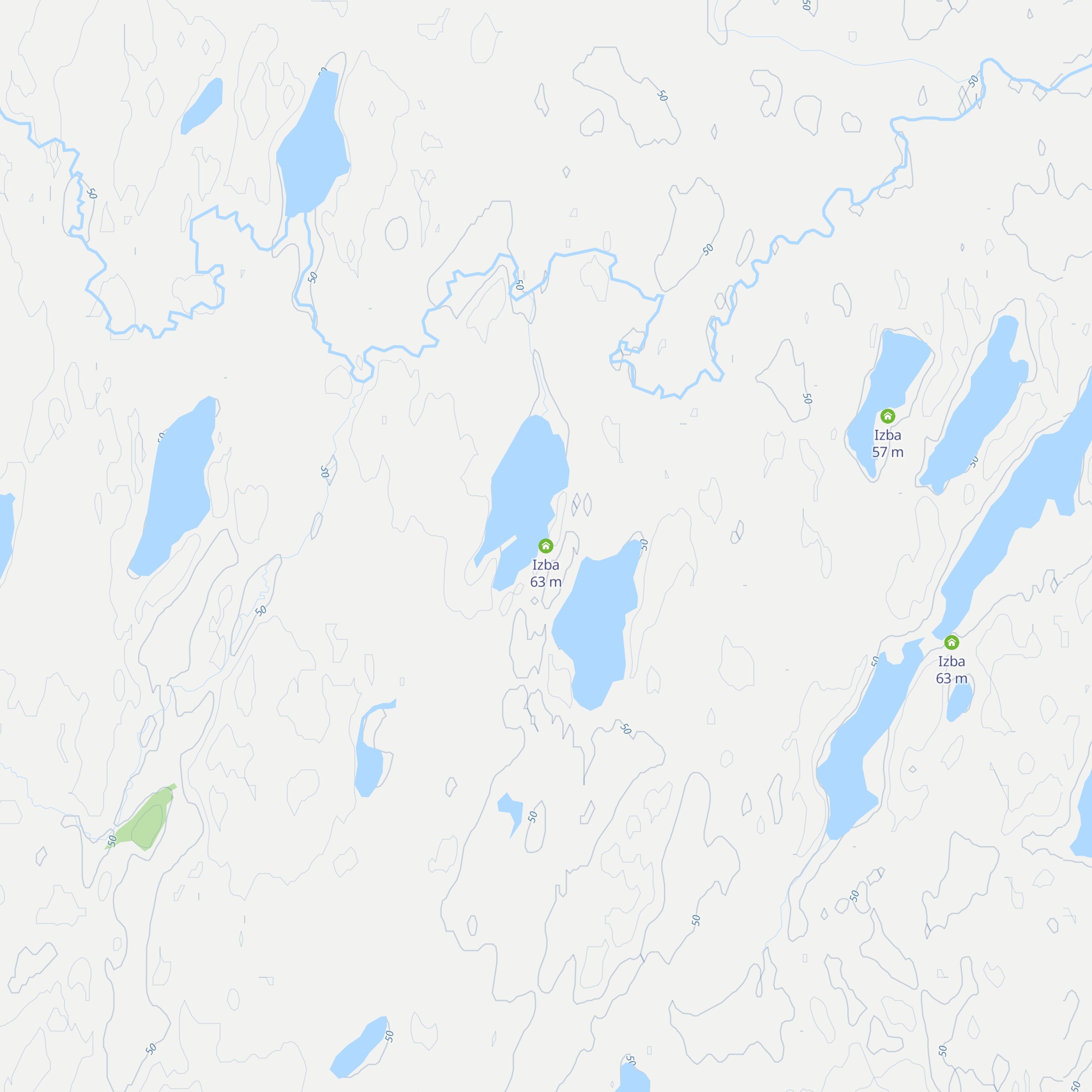 Izba map