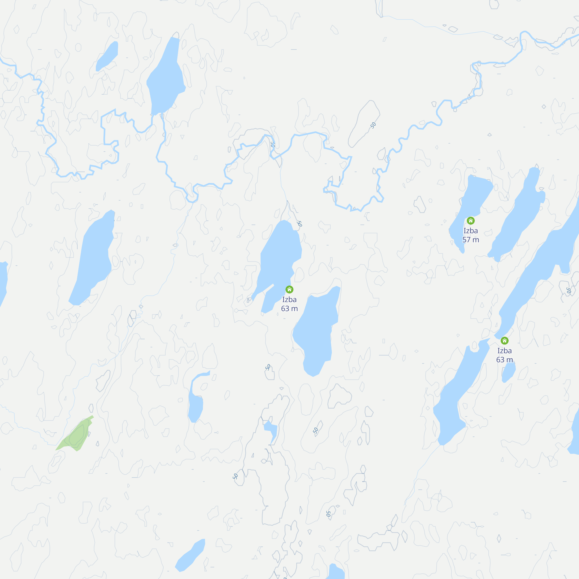 Izba map