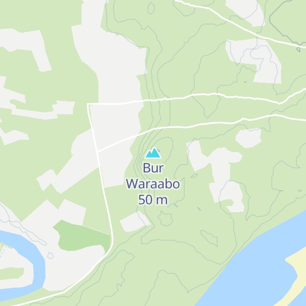 Map of Bur Waraabo