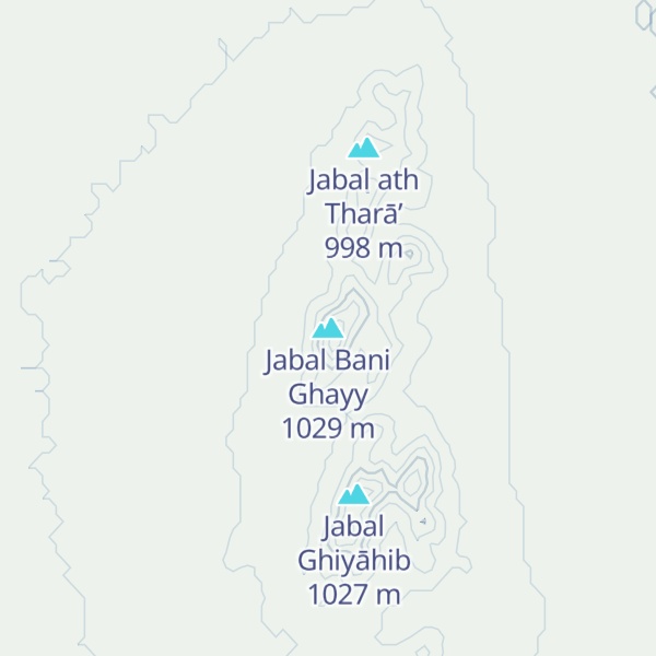 Map of Jabal Bani Ghayy