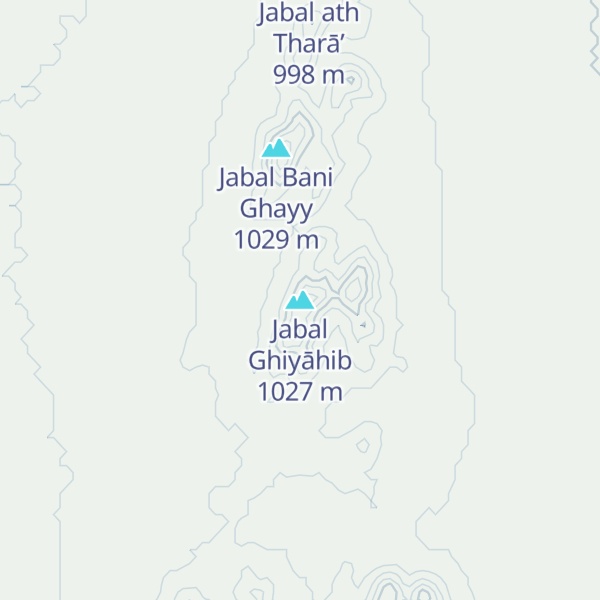 Map of Jabal Ghiyāhib