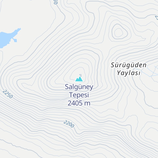 Map of Salgüney Tepesi