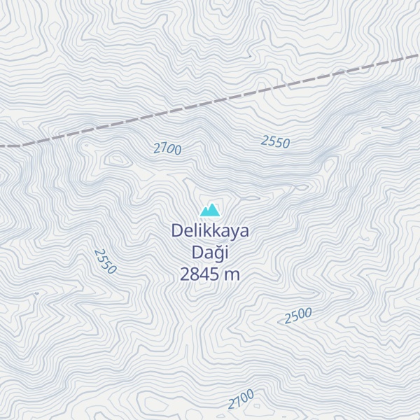 Map of Delikkaya Daği