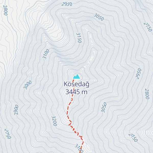 Map of Kösedağ