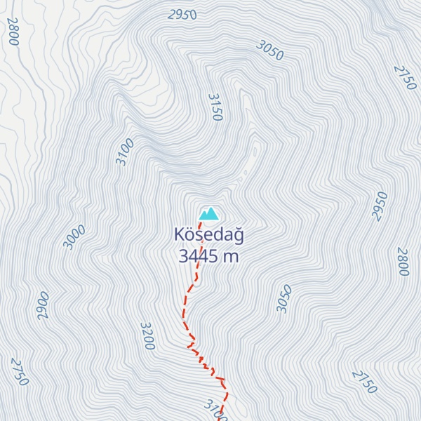 Map of Büyükköse Dağı