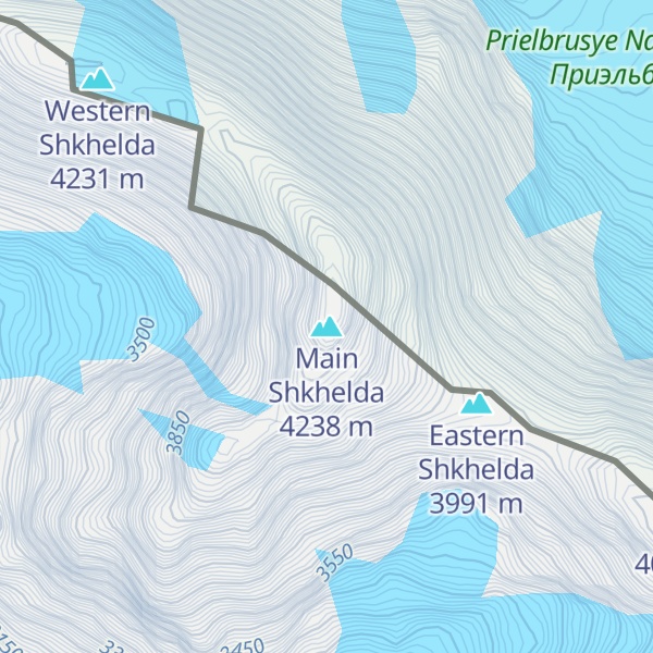 Map of Main Shkhelda