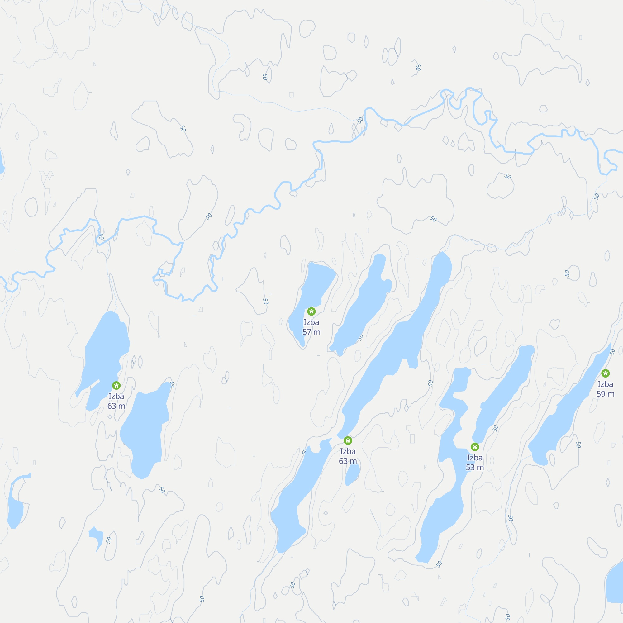 Izba map