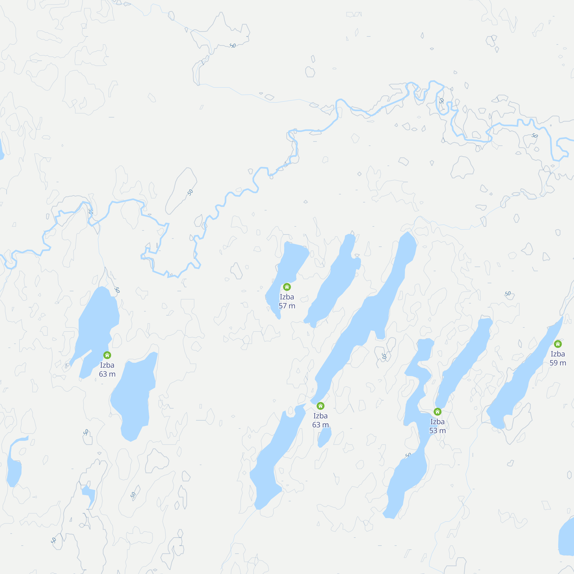 Izba map