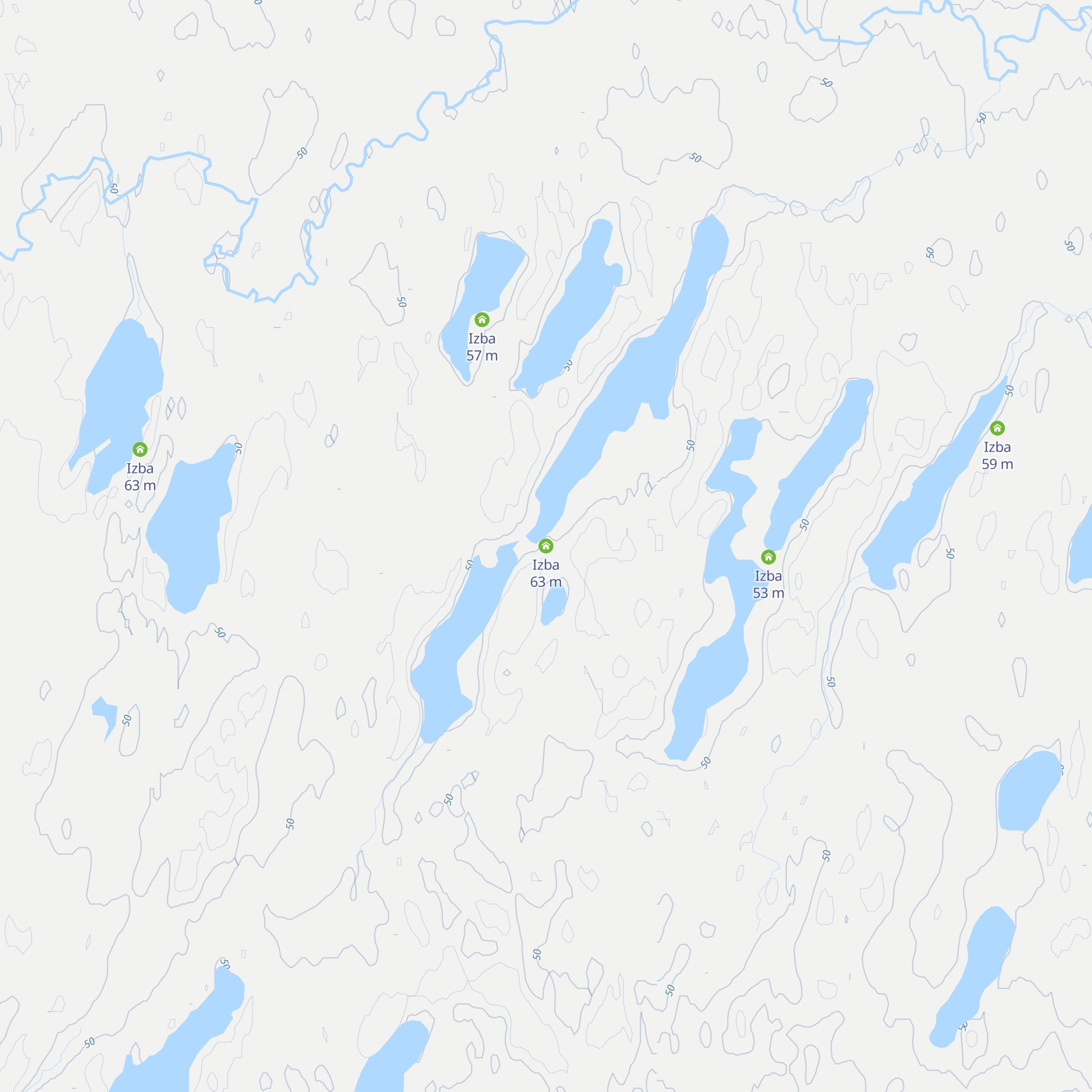 Izba map